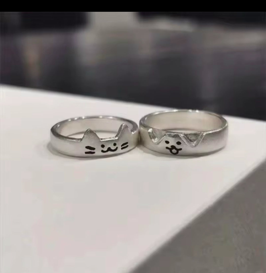 Cat and Dog double ring