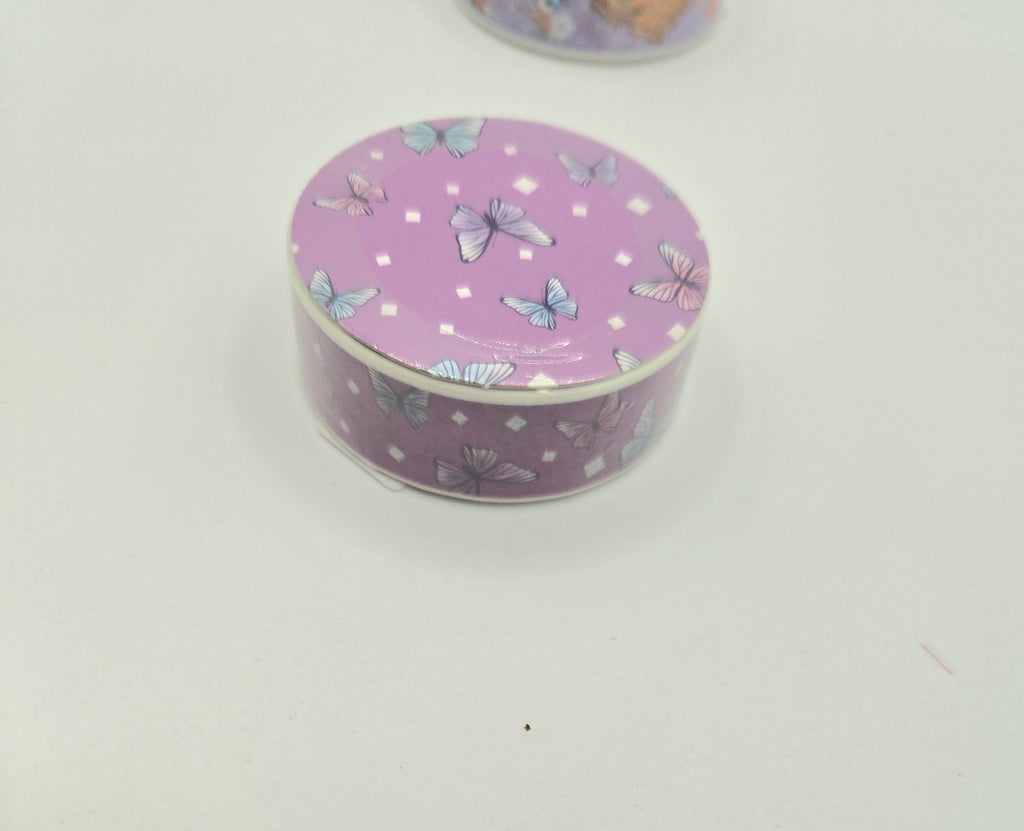 Purple Butterfly Washi Tape | Cute Aesthetic Journal Tape