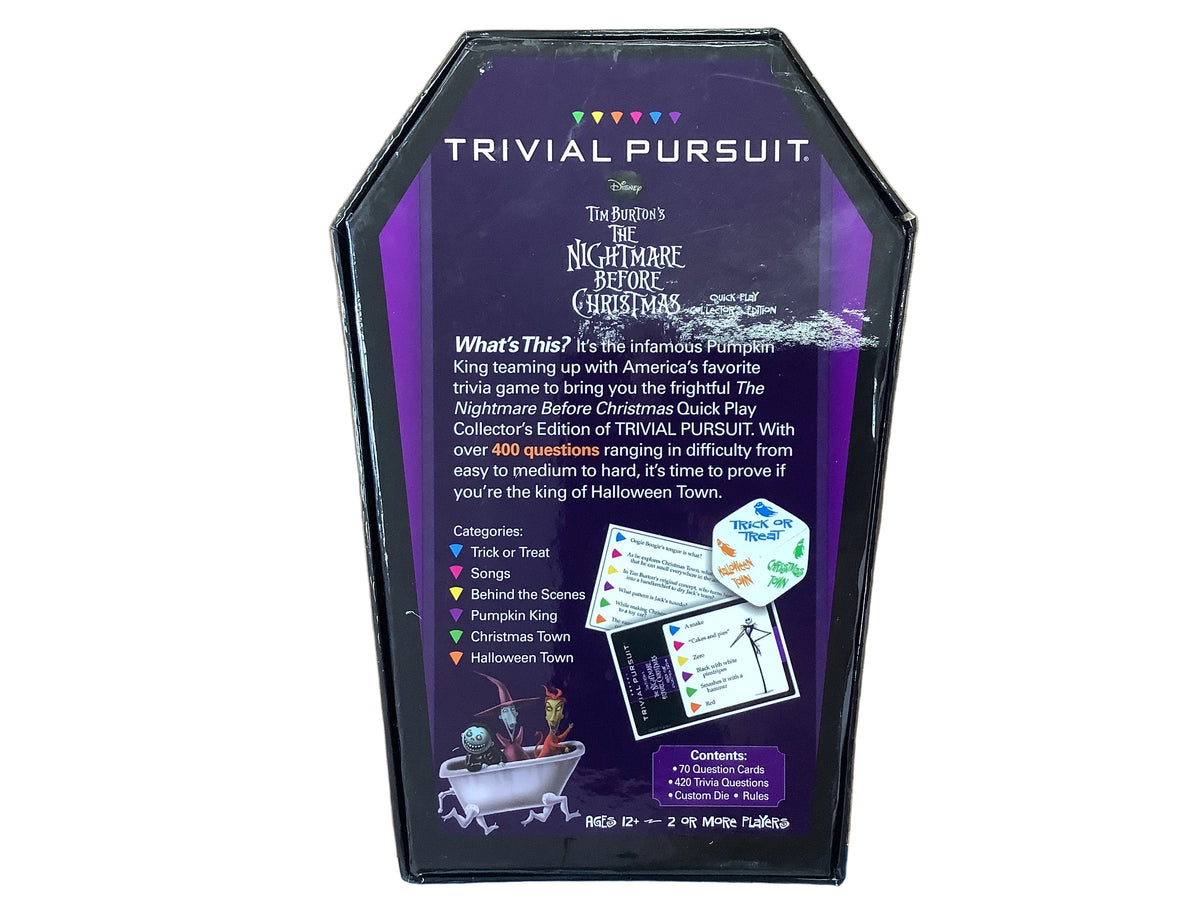 Nightmare before Christmas, Trivial Pursuit