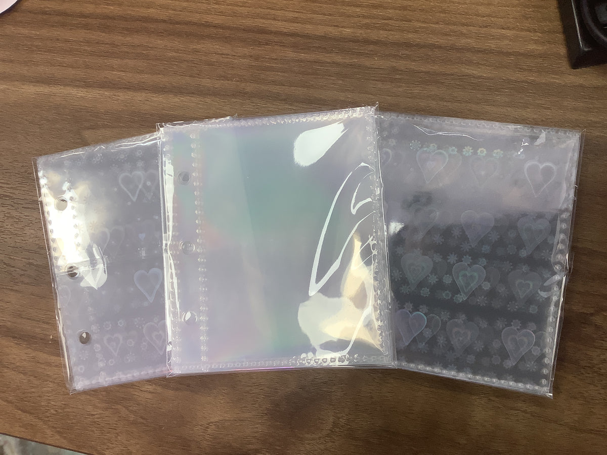 KPop mini binder photo card inserts