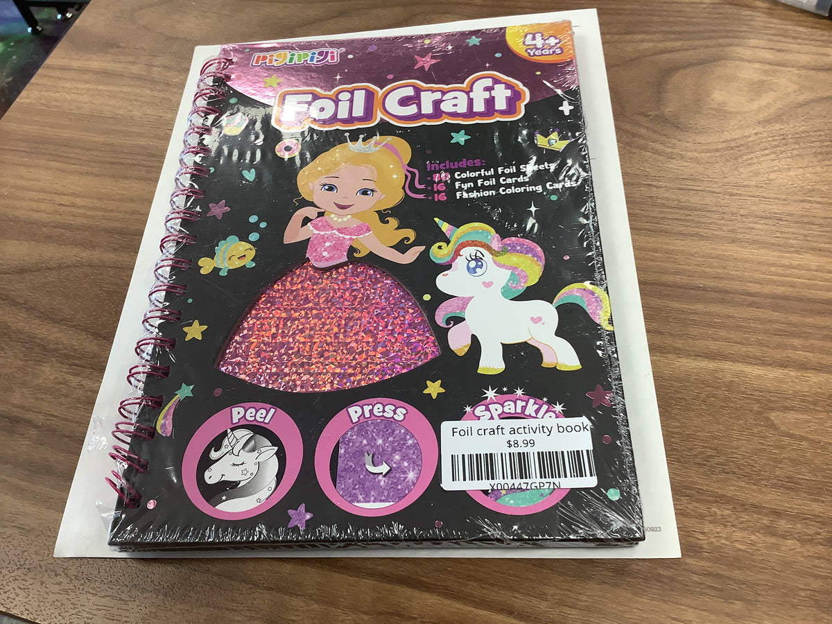Foil craft activity book