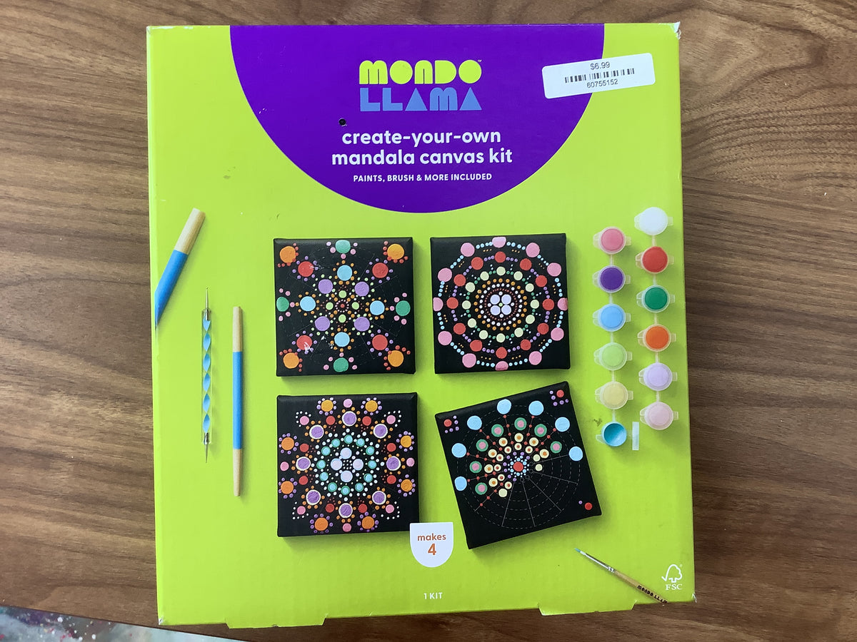 DIY Mandala canvas kit