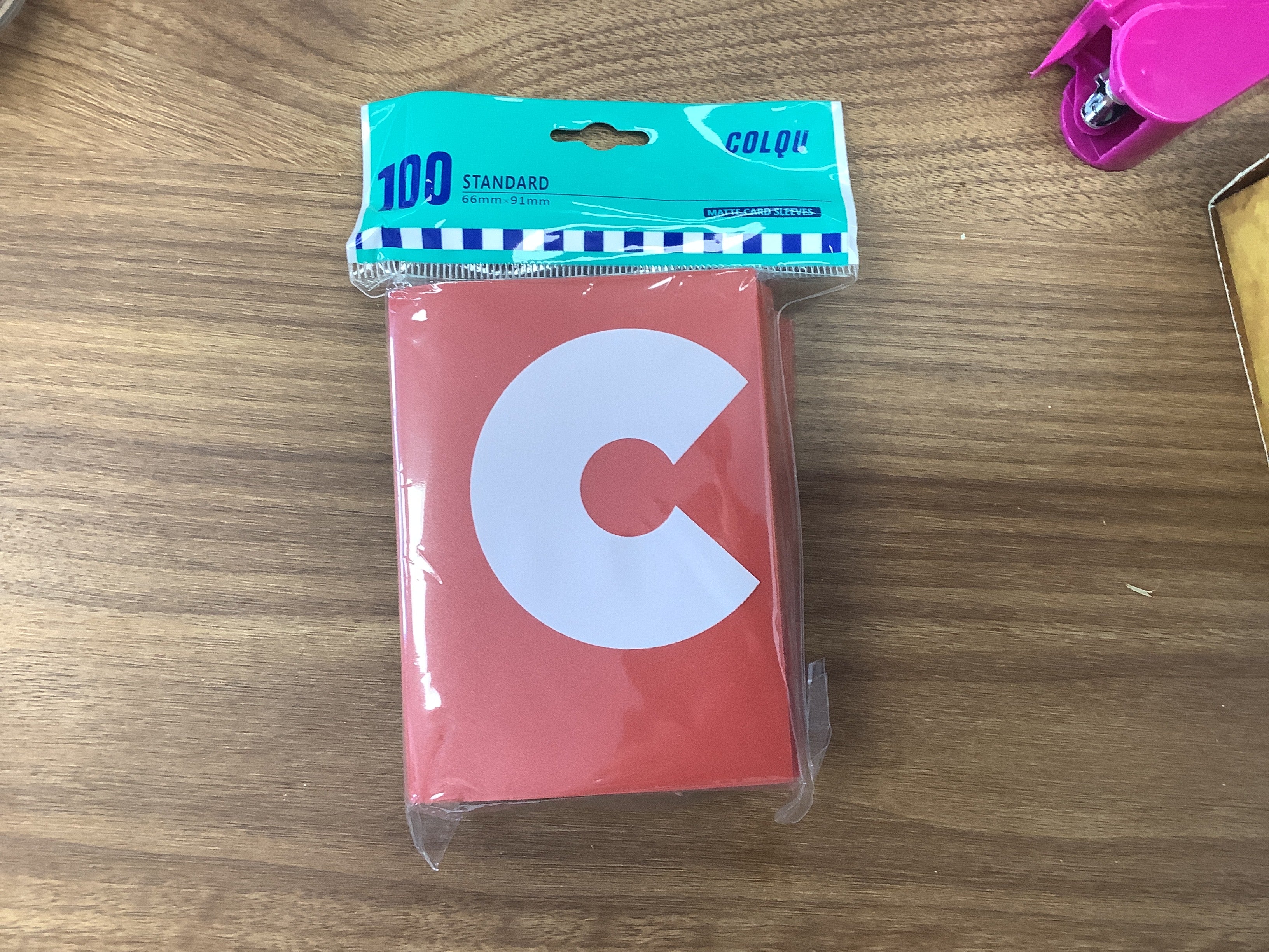 Matte card sleeves