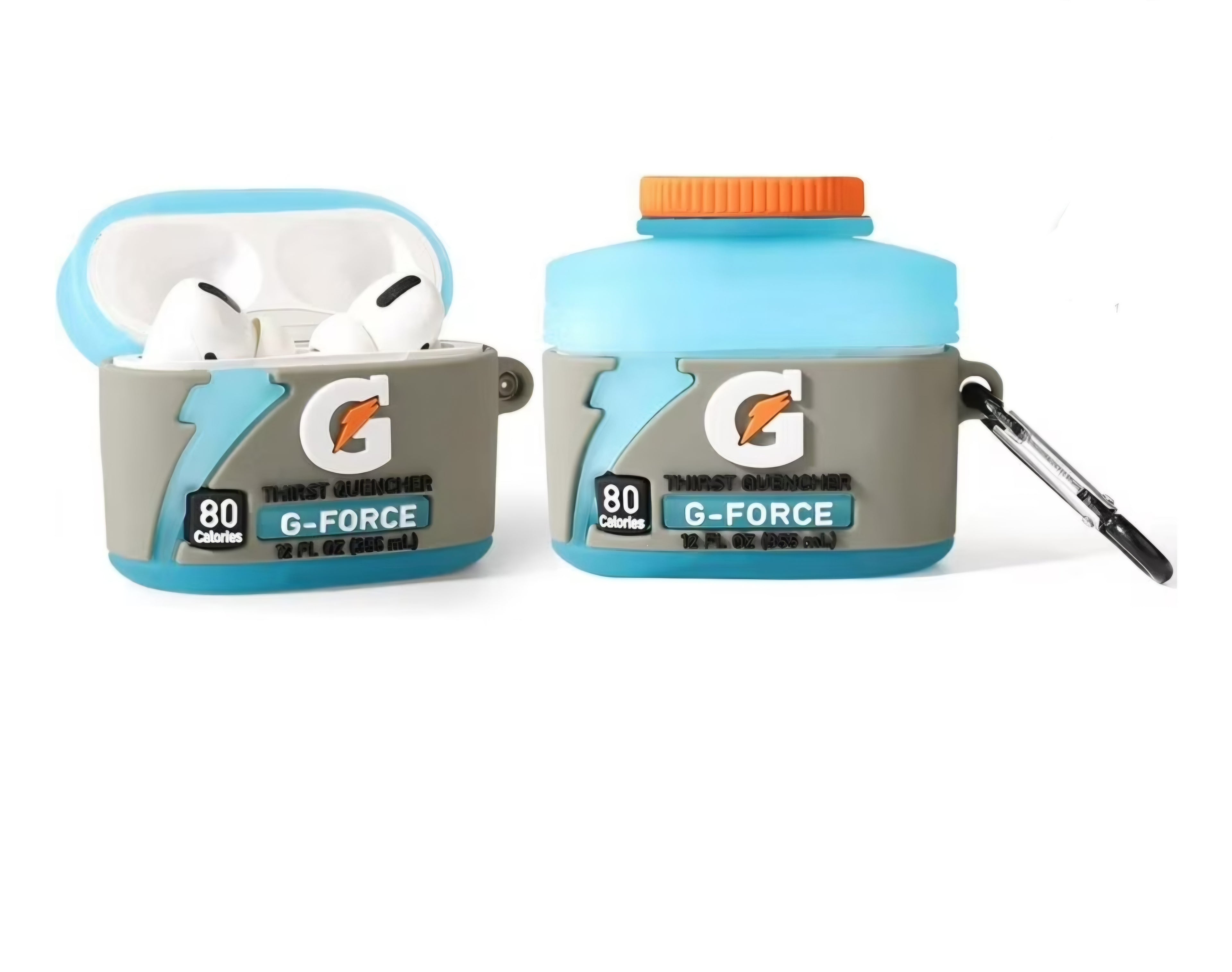 Silicone Case for AirPods Pro 2nd/1st Generation Earbuds(2023/2022/2019) with Keychain,Cartoon Skin Design Cute Charging Case Protective Shockproof Covers for AirPods Pro/Pro 2