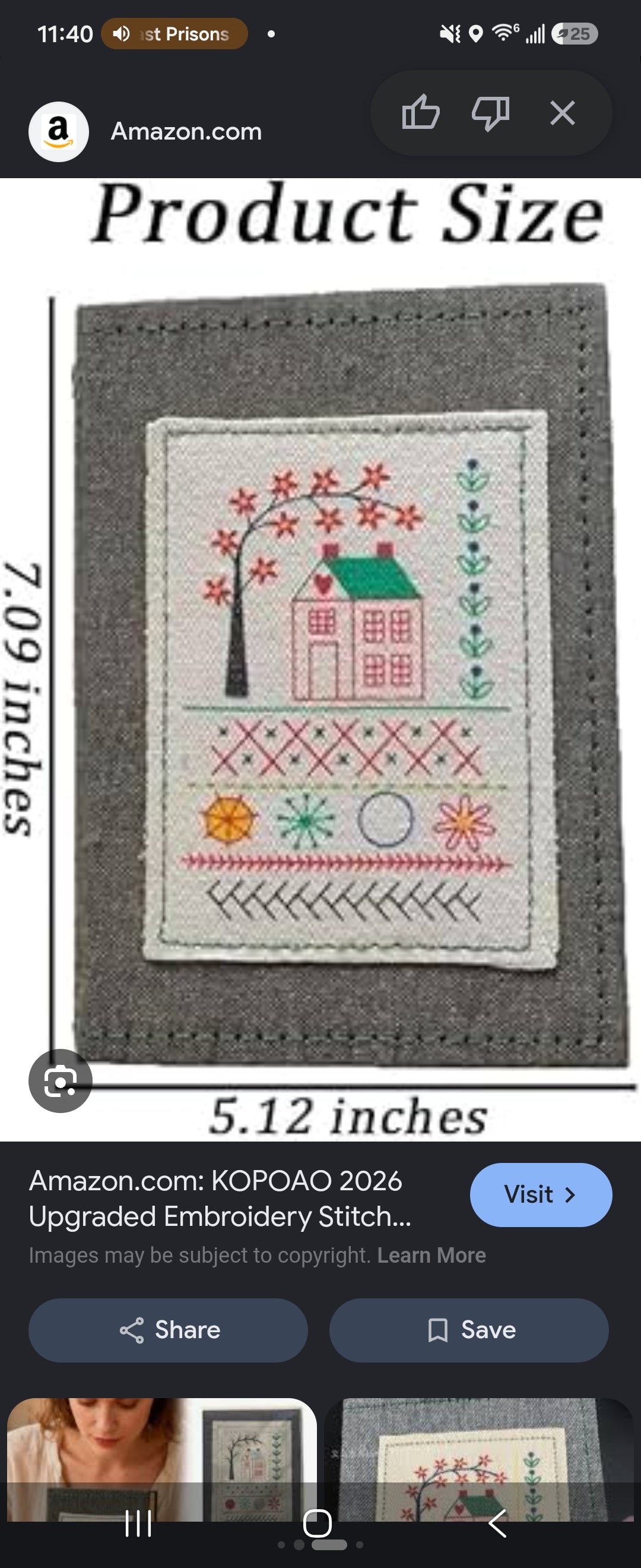 Embroidery Stitch Book Kit – Learn & Practice Hand Embroidery