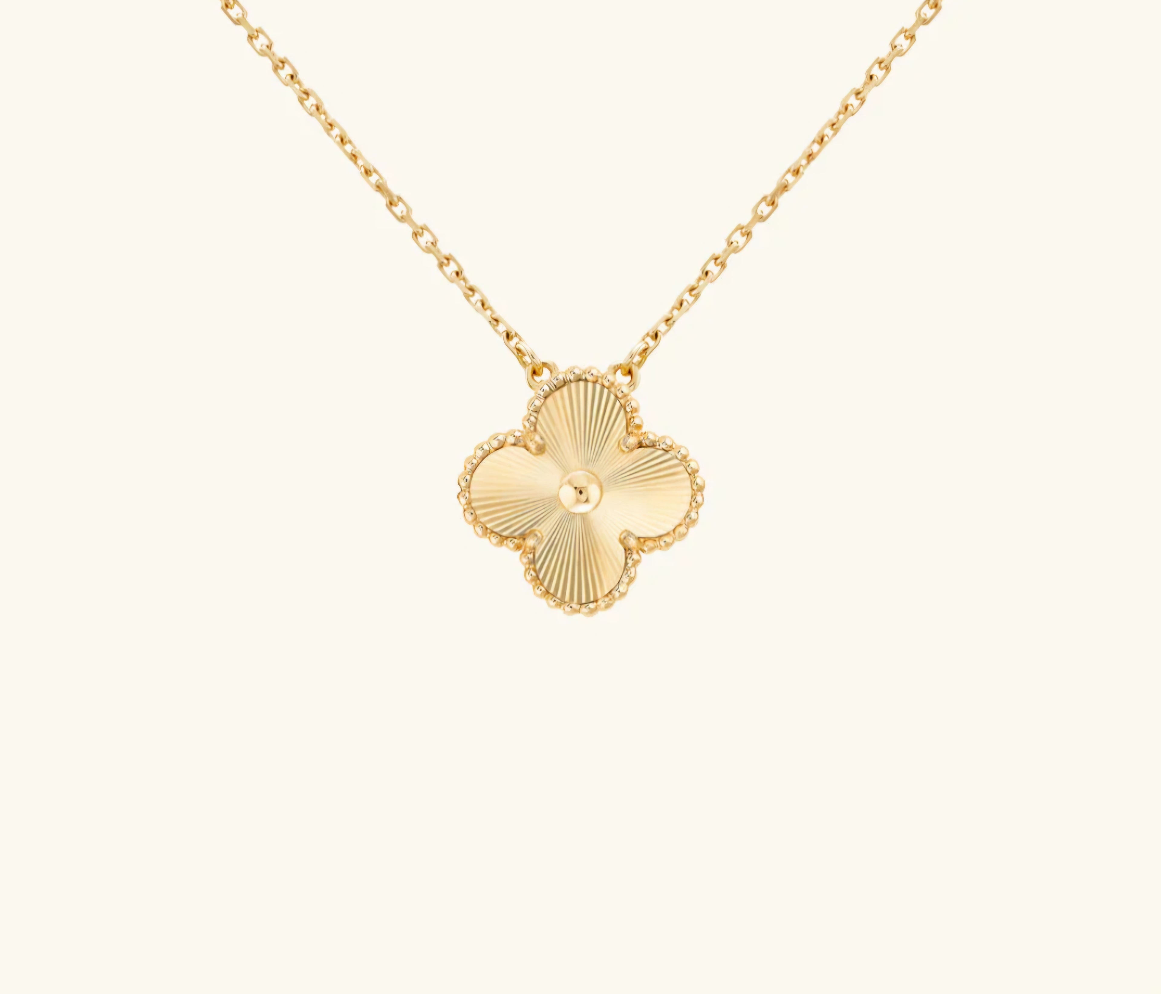 Gold Clover Necklace
