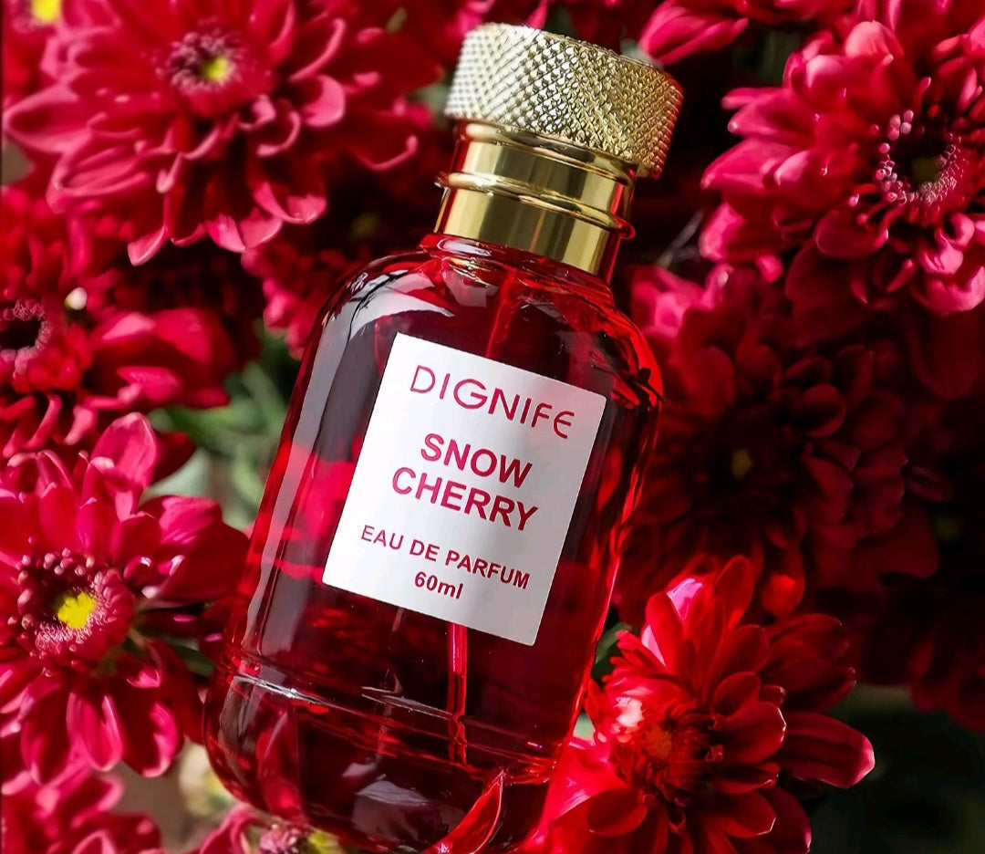 DIGNIFE Snow Cherry Eau de Parfum – Floral &amp; Fruity Women's Perfume (60ml)