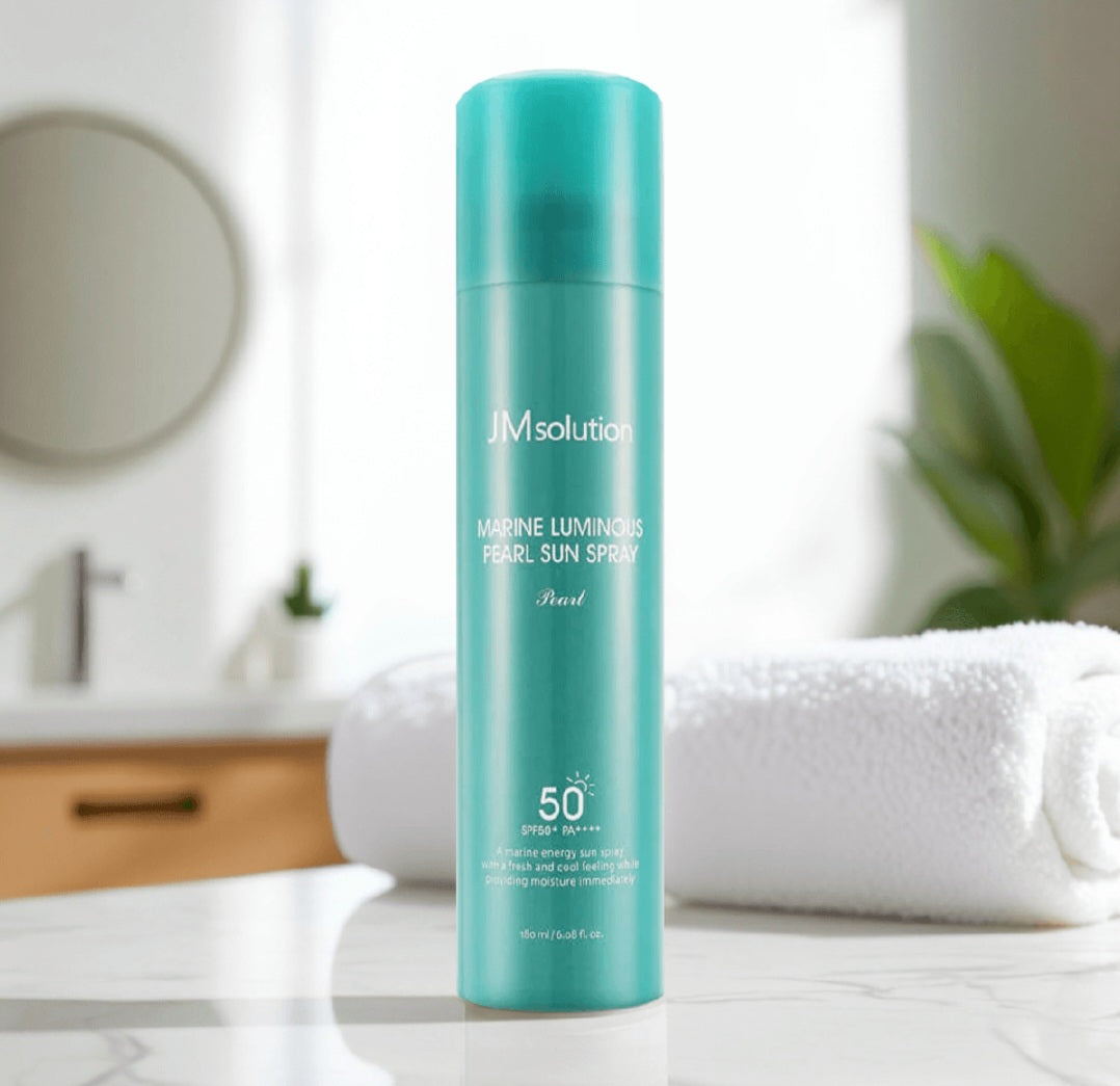 JMsolution Luminous Sun Spray SPF50+ PA++++ – Pearl or Flower – 150 mL