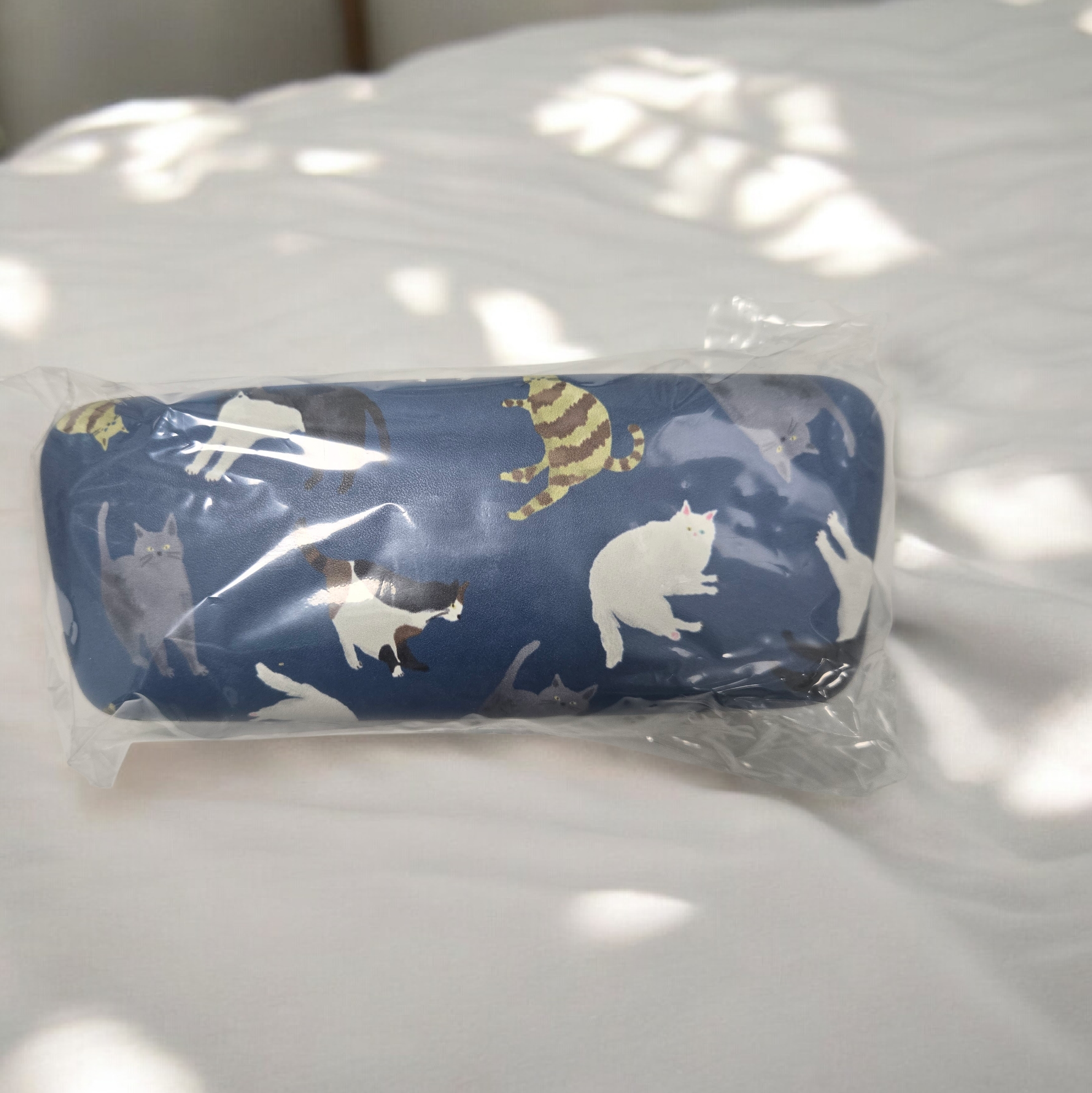 Cat Print Eyeglass Case | Cute Cat Glasses Case | Kawaii Hard Glasses Case | Cat Lover Gift