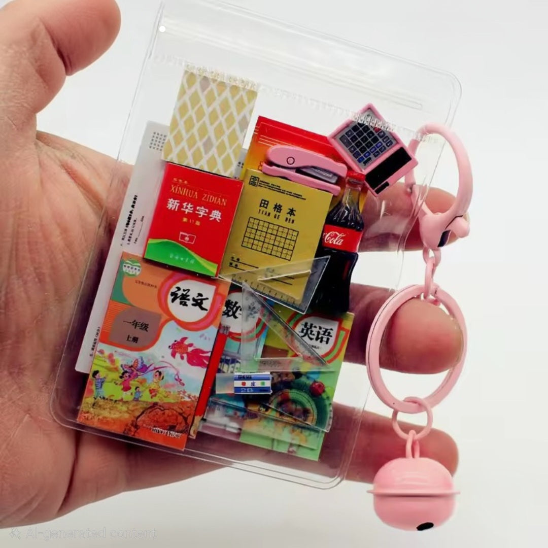 Tiny Doll sized stationary/school supplies