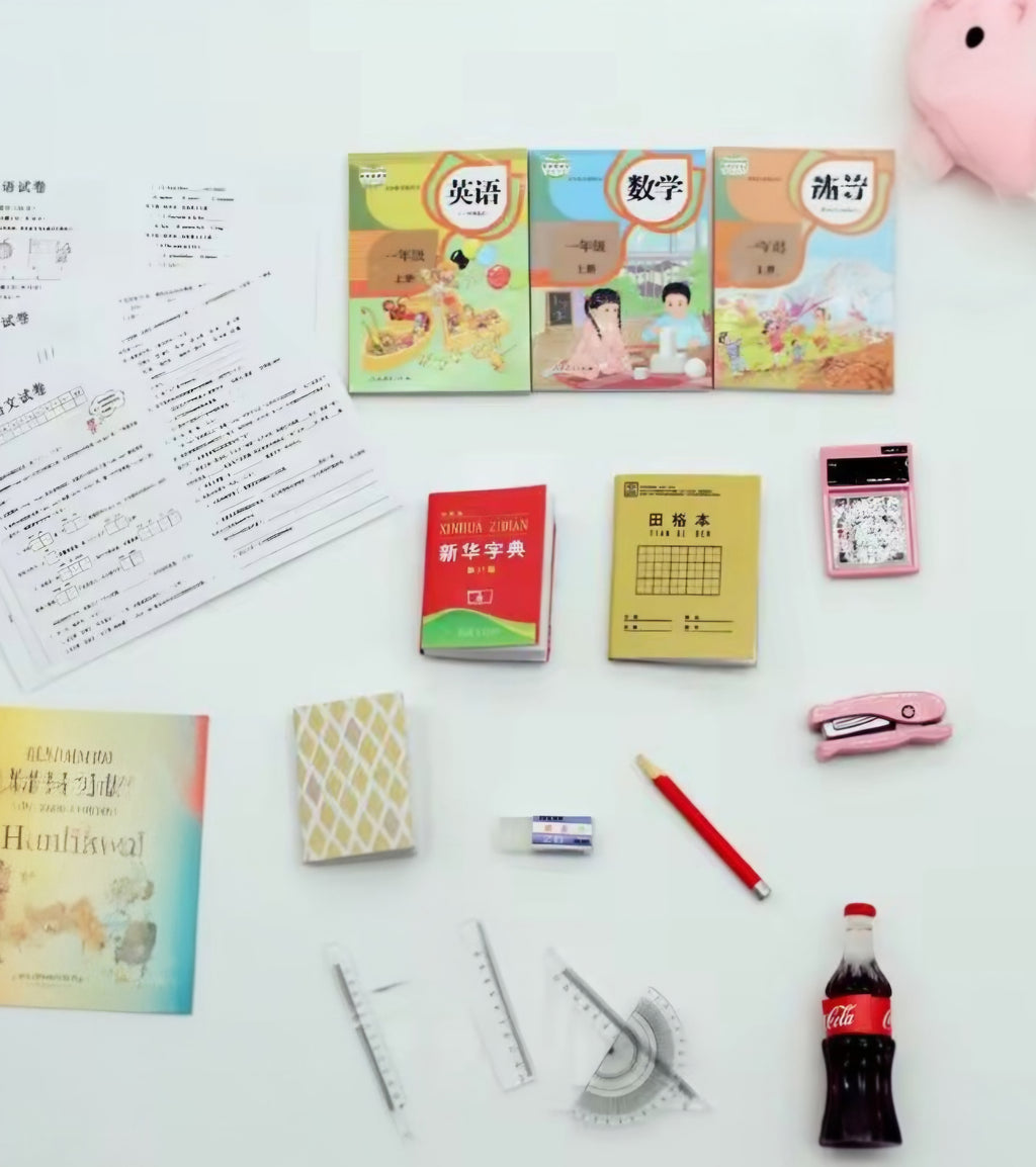 Tiny Doll sized stationary/school supplies