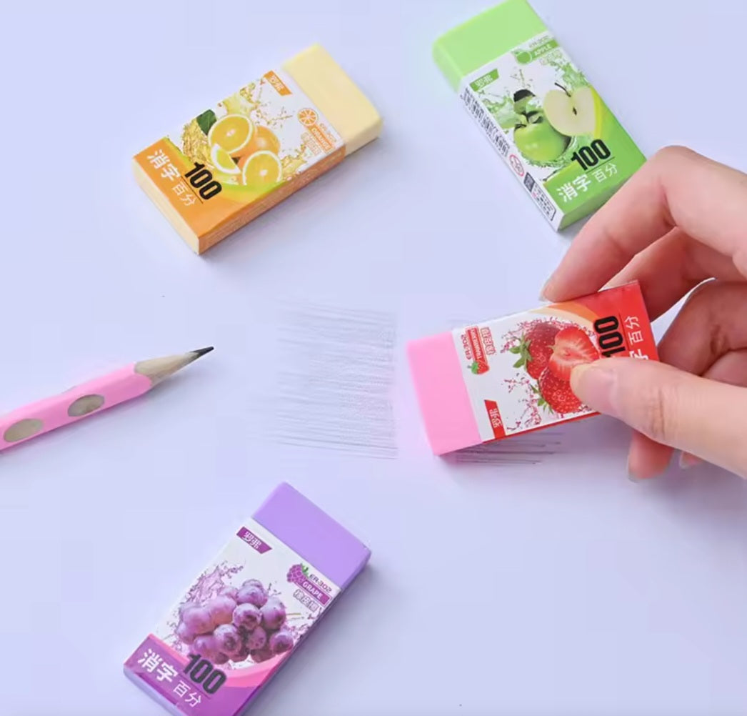 Soft Rubber Fruit Scented Eraser