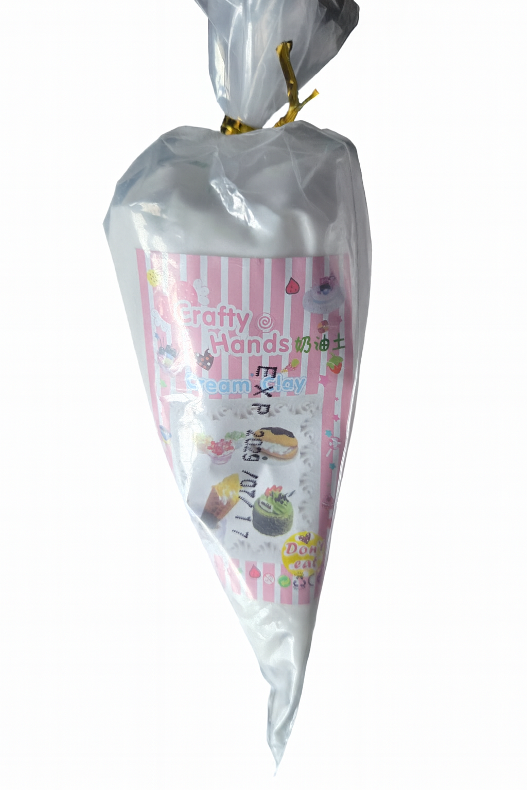 Whipped air dry cream clay for decoden