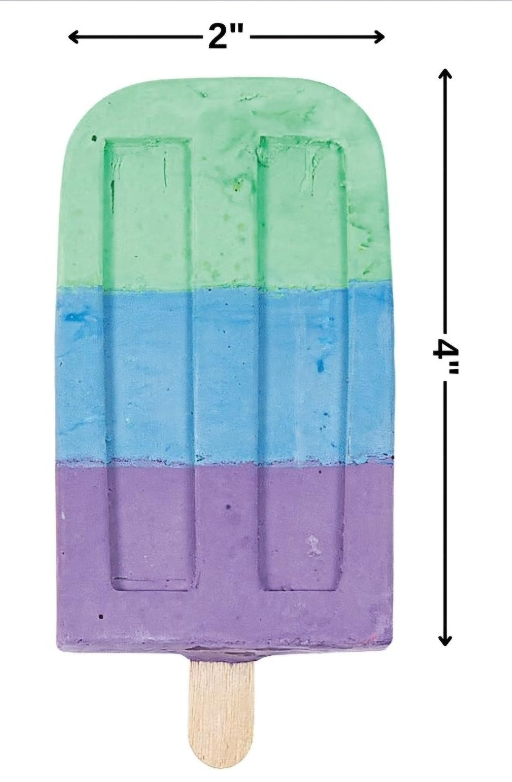 Pastel Popsicle Sidewalk Chalk | Jumbo Outdoor Chalk (1 Piece)