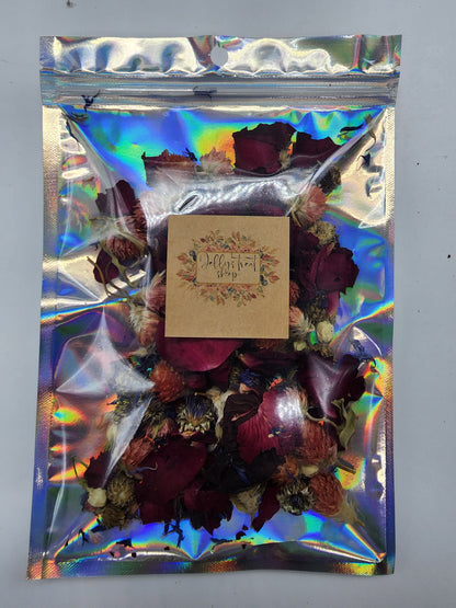 Organic Autumn hamster/rodent flower foraging mix