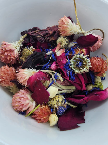 Organic Autumn hamster/rodent flower foraging mix
