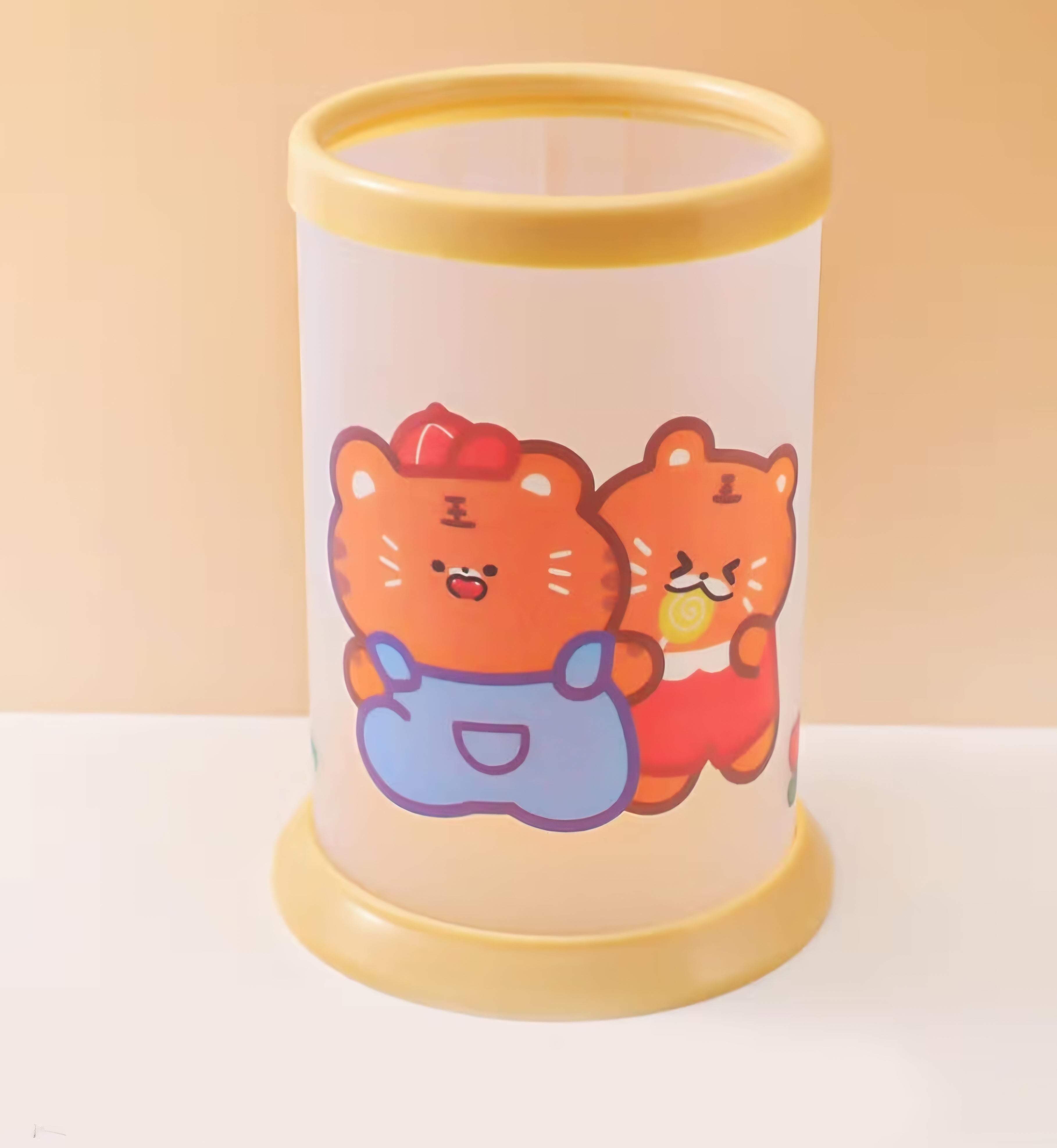 Cute Cartoon Folding Pen Holder