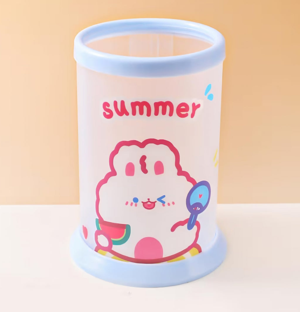 Cute Cartoon Folding Pen Holder