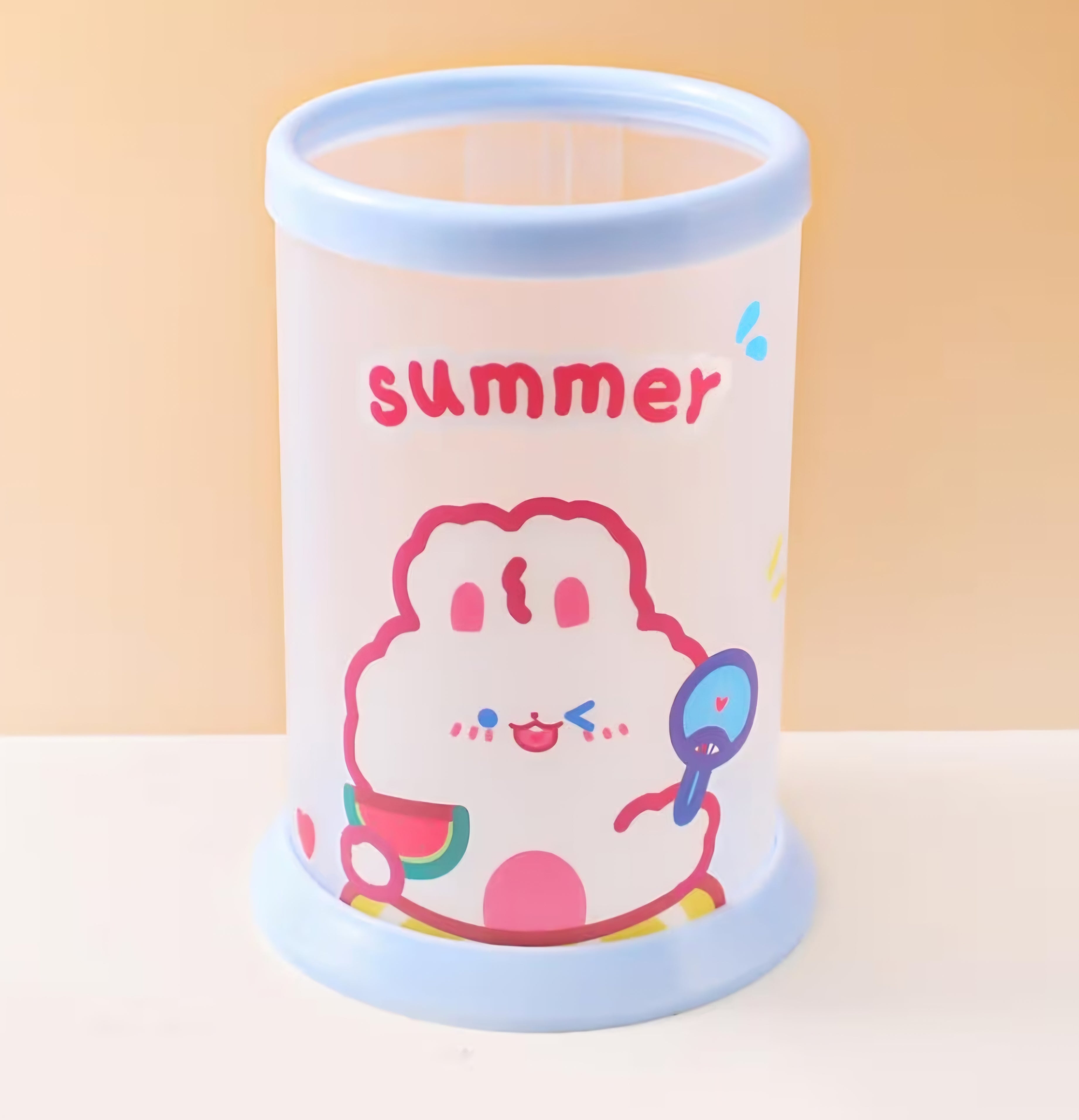 Cute Cartoon Folding Pen Holder