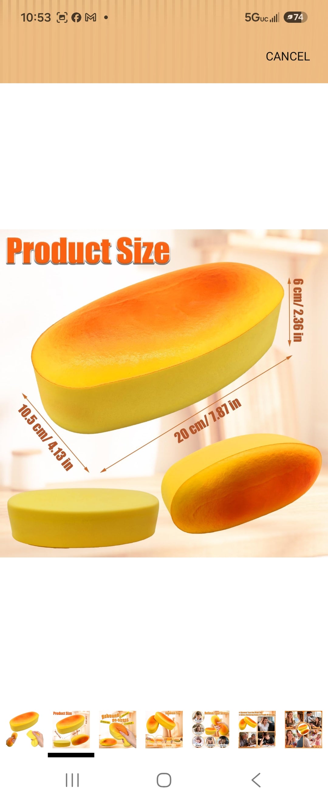 Large Bread Squishy