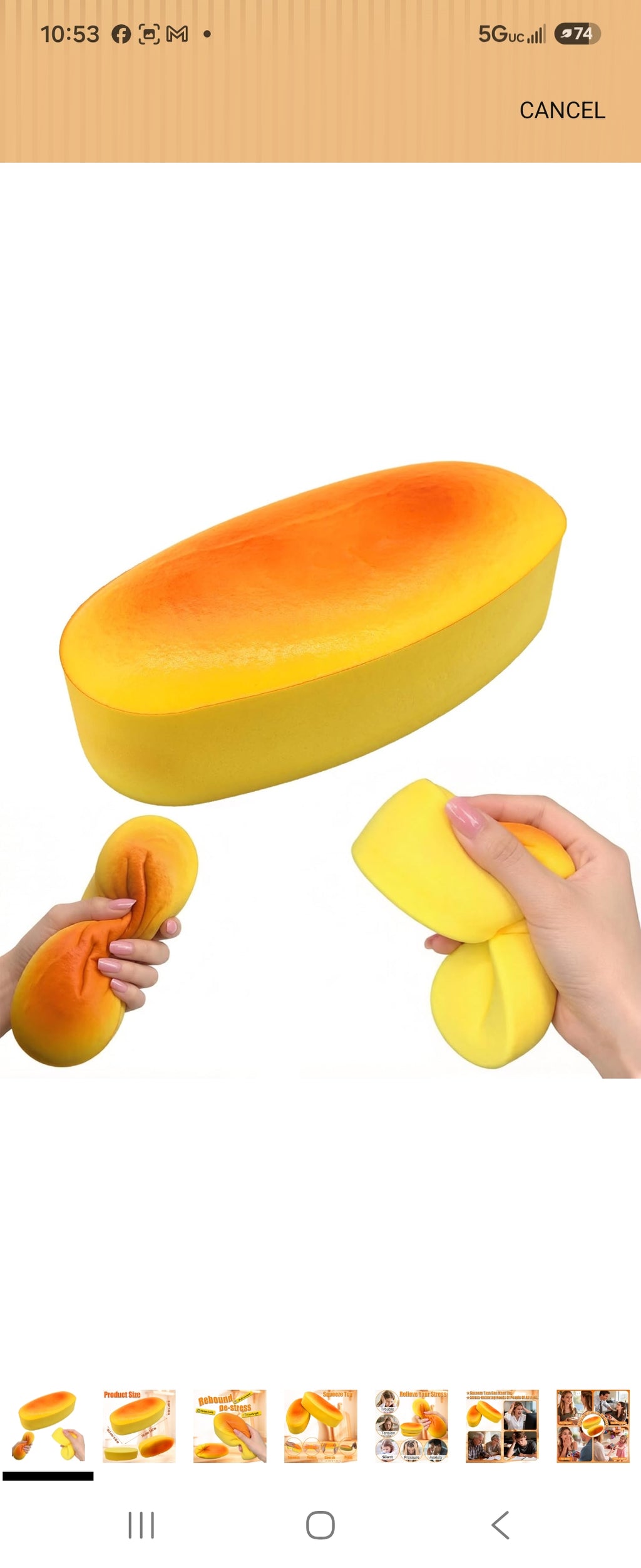 Large Bread Squishy