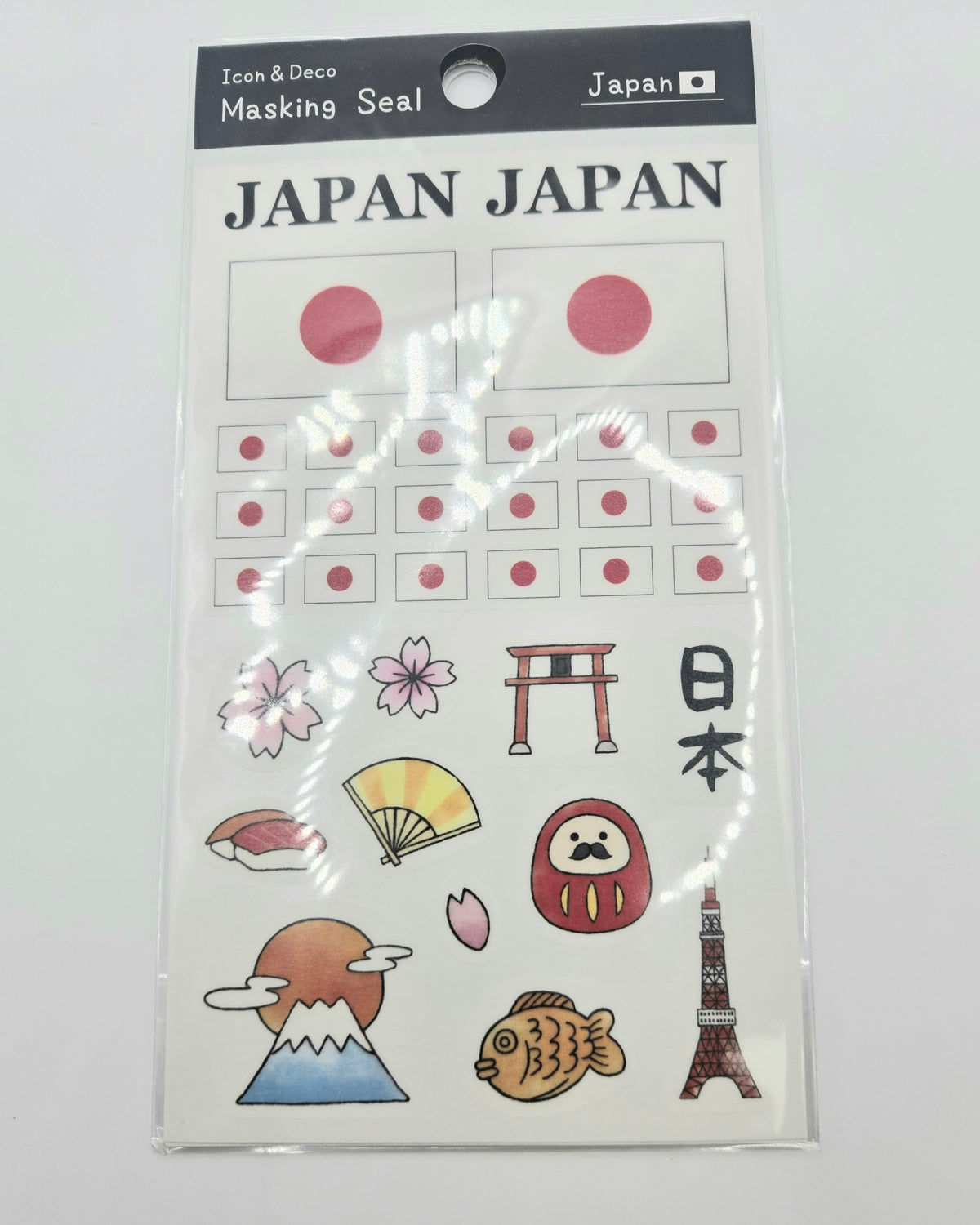 Japanese Tags Sticker Japanese Icon Sticker Sheet | Japan Masking Seal Stickers | Mt Fuji To ...