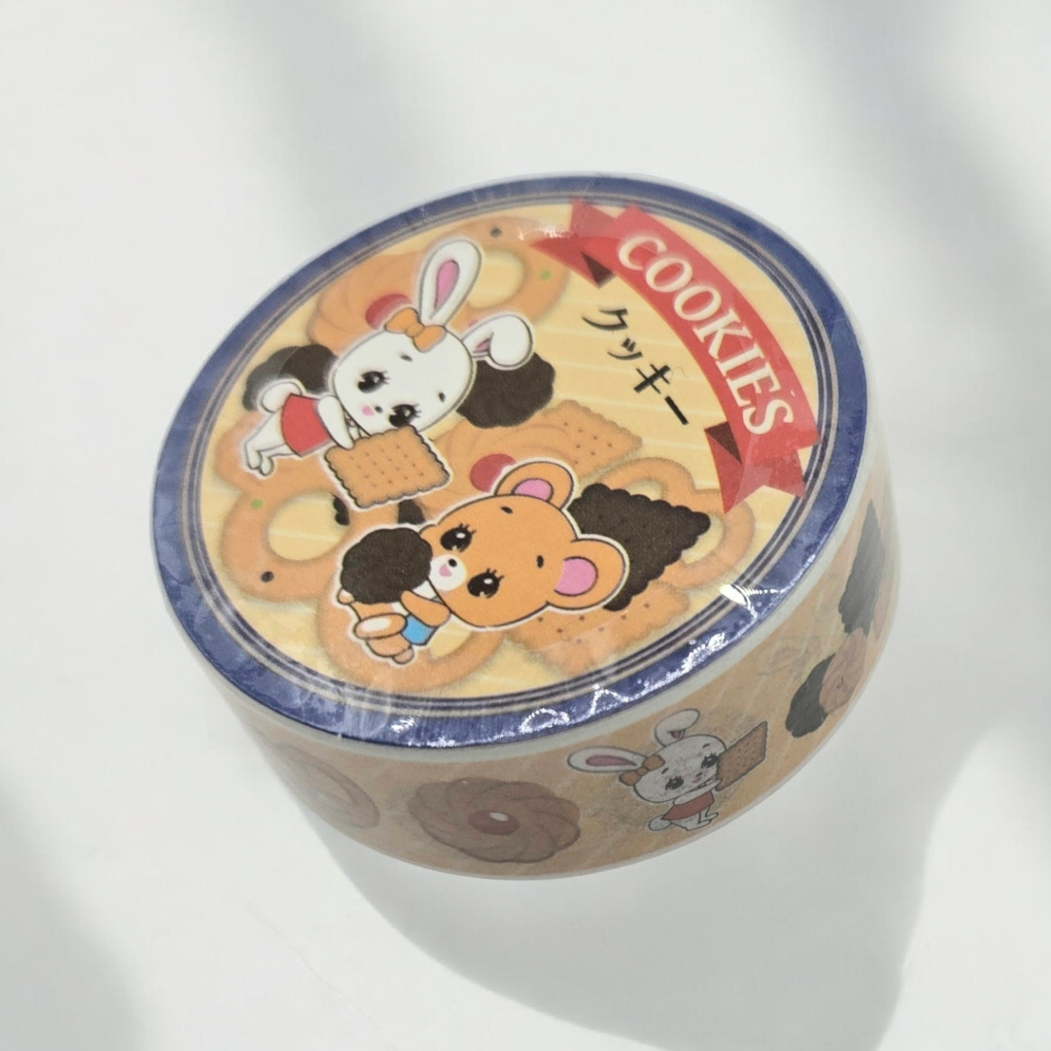 Kawaii Cookies Washi Tape – Cute Bakery Animals Design